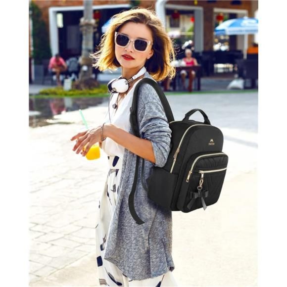 Mini Backpack Women Waterproof Stylish Daypack Purse Shoulder Bag w USB Port - Picture 6 of 6